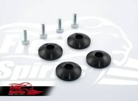 Free Spirits Triumph New Classic Damper Kit Plugs (Black) (301903K)