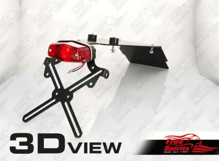 Free Spirits Undertray & License Plate (Lucas E11) For Bonnevile T120 & Street Twin (308930)