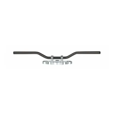 TRW 22mm Speedfighter Steel Handlebar TUV And ABE Approved in Black Finish (MCL124SS)