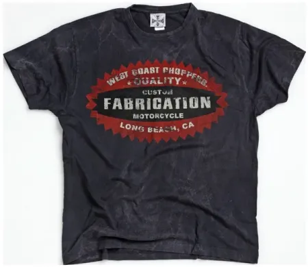 West Coast Choppers Panhead Vintage T-shirt Navy Size Small (WCCTS115BLS)