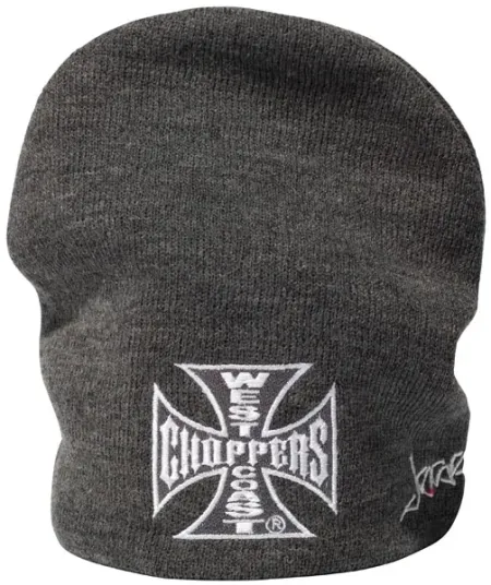 West Coast Choppers OG Classic Basic Beanie Grey (WCCMT0902GR)