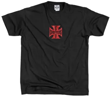 West Coast Choppers OG Classic T-shirt Black/Red Size Medium (WCCTS0003ZWM)