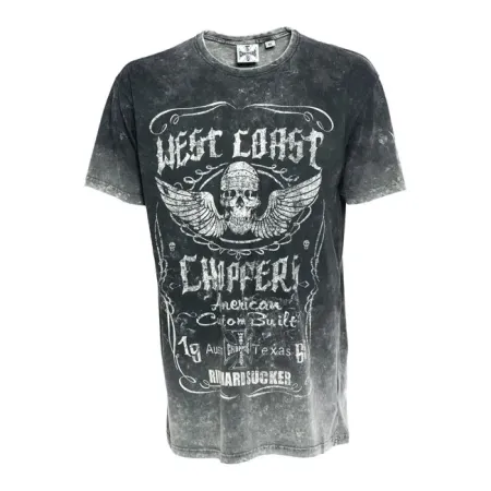 West Coast Choppers Ride Hard Sucker Vintage T-shirt Black Size Large (WCCTS132628ZWL)