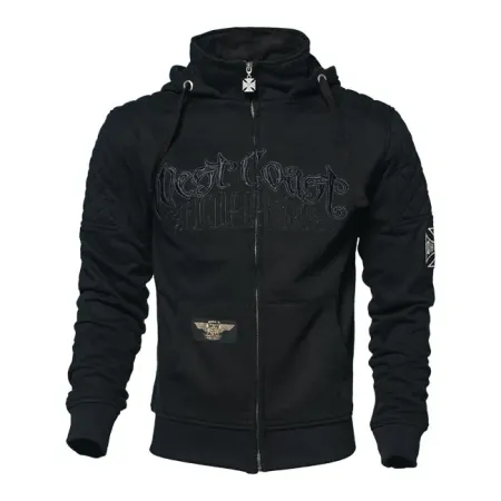 West Coast Choppers Por Vida Hoodie Black Size 3XL (WCCHD169ZW3XL)