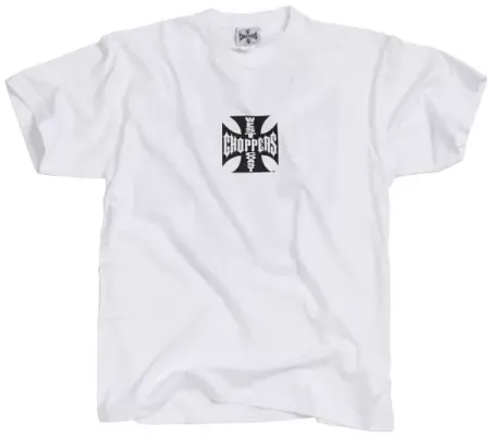 West Coast Choppers OG Classic T-shirt White/Black Size Small (WCCTS0001WTS)