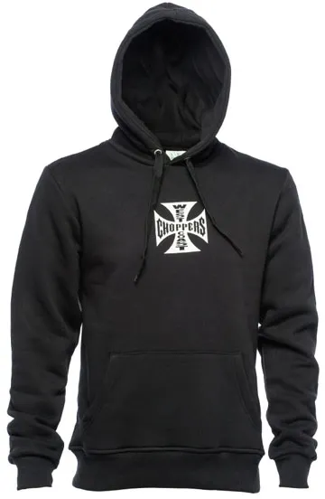 West Coast Choppers OG Classic Hoodie Black Size Small (WCCHD0011ZWS)