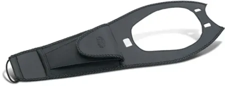 Mustang Pouch Tank Bib Plain Black For Triumph 2002-2015 Bonneville America & 2003-2015 Triumph Speedmaster Models (93236)