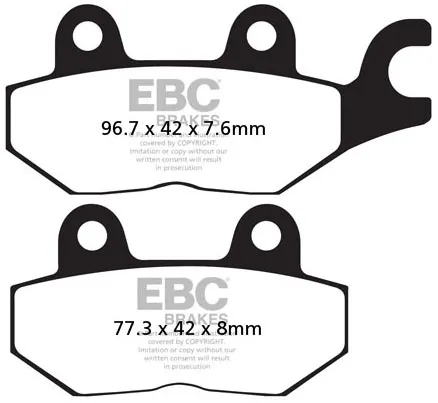 Ebc Double-h Sintered Brake Pads (FA215HH)