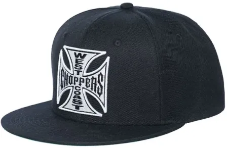 West Coast Choppers OG Classic Snapback Cap Black (WCCPT0141ZW)