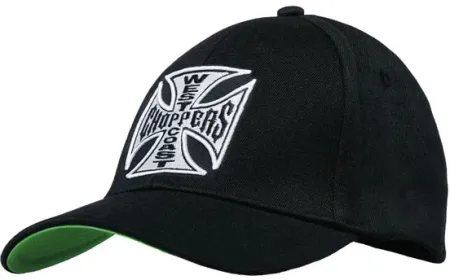 West Coast Choppers OG Classic Round Bill Cap Black (WCCPT0142ZW)
