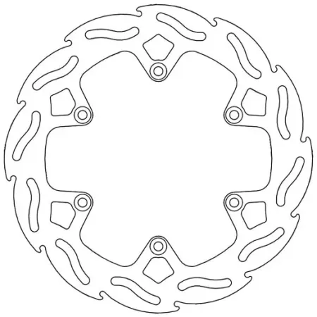 Moto-master Flame Series Brake Rotor (110218)