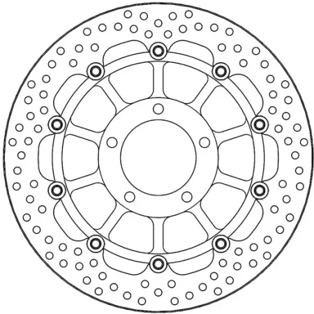 *6 Days Extra Transit TIME* Moto-master Halo Series Floating Brake Rotor (113180)