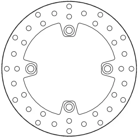 Moto-master Halo Series Brake Rotor (110454)