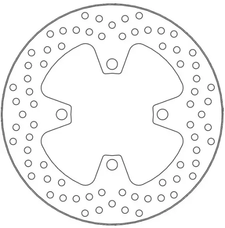 *6 Days Extra Transit TIME* Moto-master Halo Series Brake Rotor (110580)