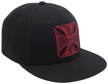 West Coast Choppers OG Classic Snapback Cap Black/Red (WCCPT0147ZW)