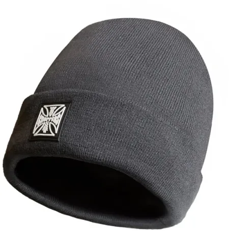 West Coast Choppers Patch Beanie Grey (WCCMT128GR)
