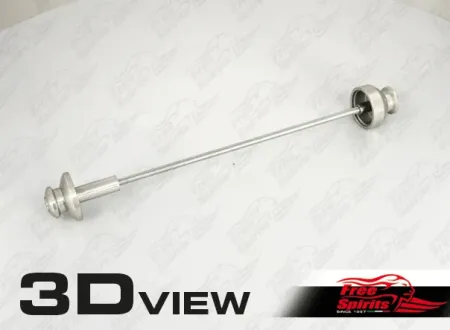 Free Spirits 'Paddock' Stand Bobbins in Silver Finish For Triumph Thruxton 1200 & Speed Twin Models (308536S)