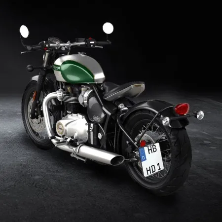 Heinz Bikes Side Mount License Plate Holder (HBSKZ-TRBO)