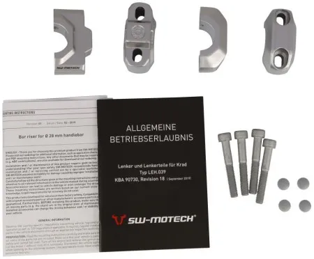 SW-MOTECH Bar Riser for 28mm Handlebar (EH000392410030S)