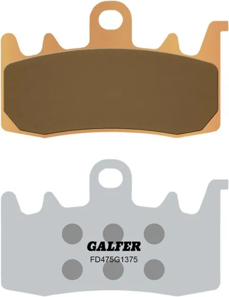 Galfer Sintered Sport Compound Front Brake Pads For Harley Davidson 2021-2025 RH Sportster S, Pan America & 2023-2025 CVO Street / Road Glide (FD475G1375)