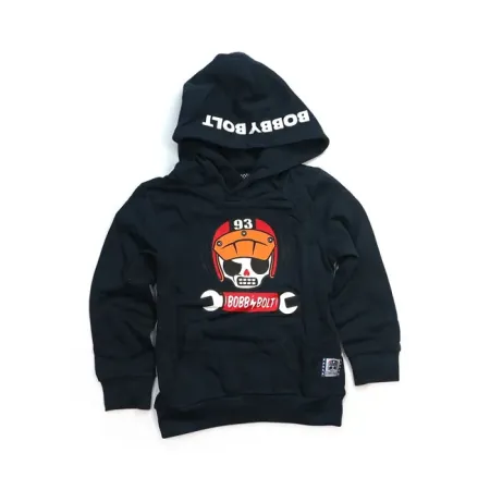 Bobby Bolt Lightning Scram Hoodie Navy - Kids Size 134/140 (ARM891609)