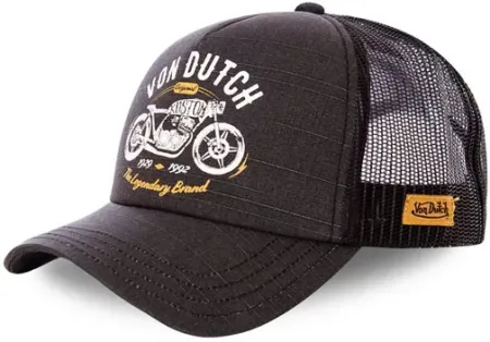 Von Dutch Trucker Cap Crew9 Black (VD/0/CAS1/CREW9)