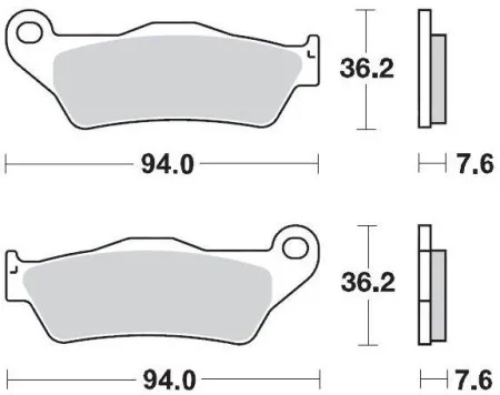 Moto Master Racing Brake Pads Offroad (93011)