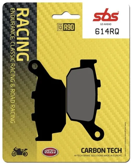 SBS RQ Road Racing Carbon Tech Brake Pad (614RQ)