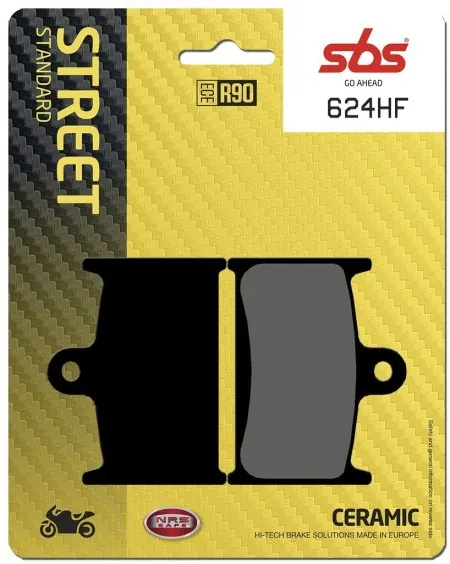 SBS HF Street Ceramic Organic Brake Pads (624HF)