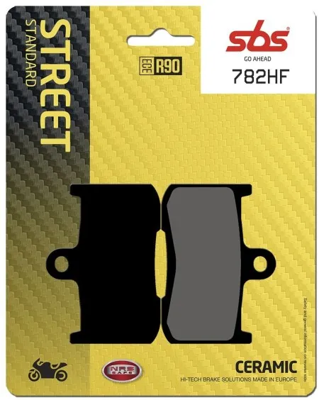 SBS HF Street Ceramic Organic Brake Pads (782HF)