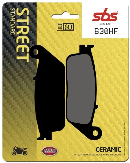 SBS HF Street Ceramic Organic Brake Pads (630HF)