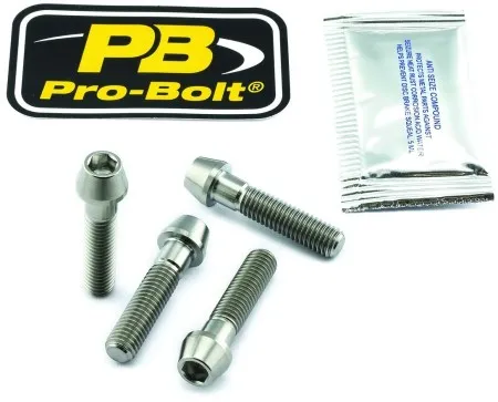 Pro Bolt Axle Pinch Bolt Kit Titan, Front (TIFAPINCH100)