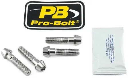 Pro Bolt Axle Pinch Bolt Kit Stainless Steel, Front (SSFAPINCH100)