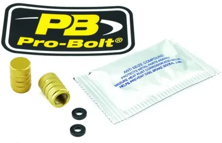 Pro Bolt Aluminium Valve Stem Cap (2DCAP10G)