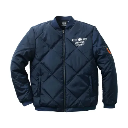 West Coast Choppers Rigid Jacket Navy Size Medium (WCCJS152BLM)