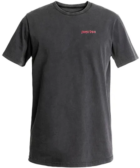 John Doe Snake On Fire T-shirt Fade Out Black Size Small (ARM209449)