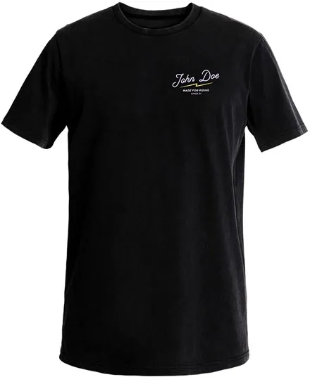 John Doe Wave T-shirt Black Size Small (JDS7040-S)