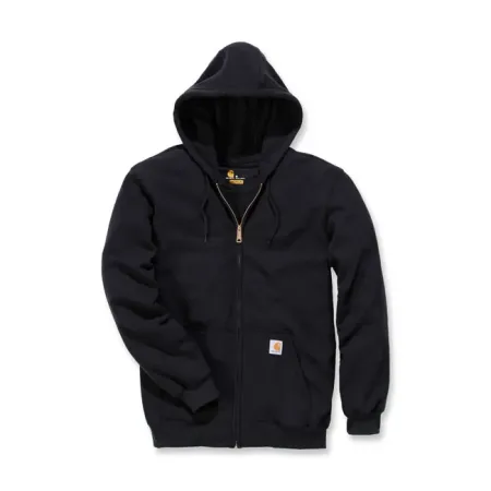 Carhartt Zip Hooded Sweatshirt Black Size XL (K122-BLKXLREG)
