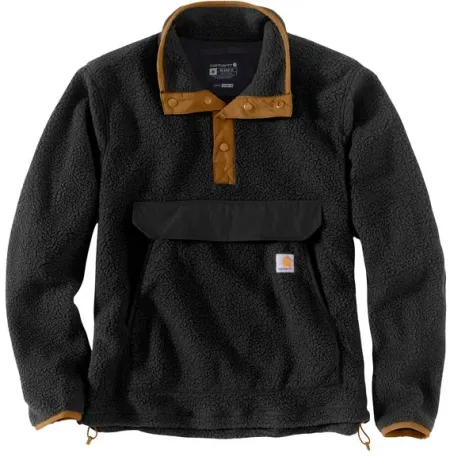 Carhartt Fit Fleece Pullover Black Size Small (104991-BLKSREG)