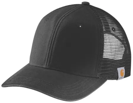 Carhartt Canvas Mesh Back Cap Black (106687-N04OS)