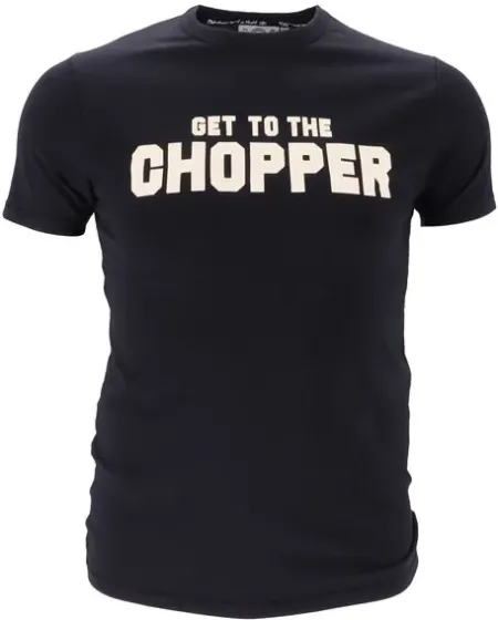 13 & 1/2 Magazine Get To The Chopper T-shirt Black Size Small (ARM478869)