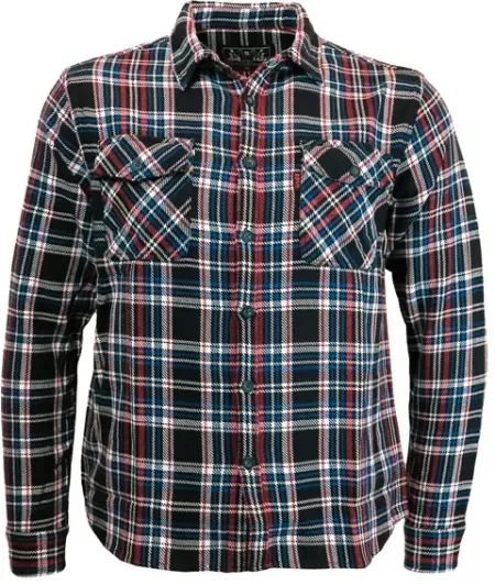 13 & 1/2 Magazine Woodland Check Shirt Navy/Red Size Small (ARM595639)
