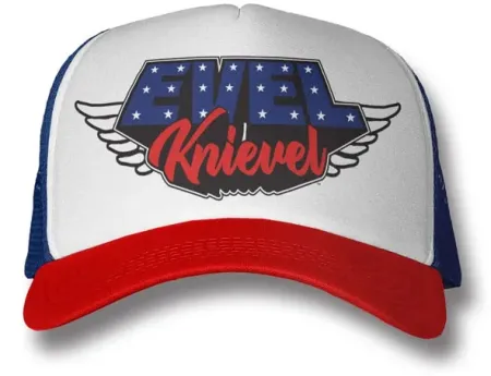 Evel Knievel American Daredevil Trucker Cap (KK-9-EK9002-H34-5-WBR)