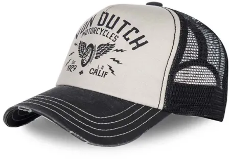 Von Dutch Crew2 Trucker Cap Black/Beige (VD/0/CAS1/CREW2/B)