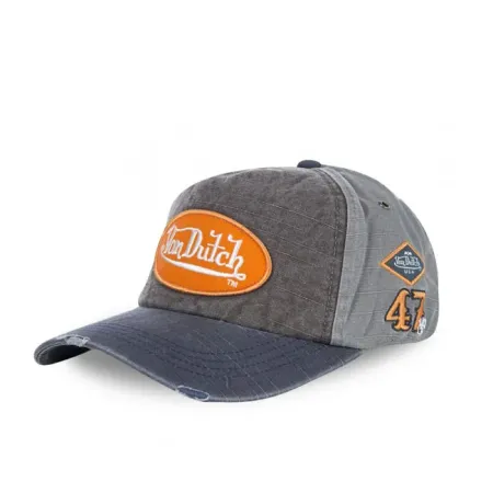 Von Dutch Jack Orange Logo Baseball Cap (VD/0/CAS1/JACKGM/B)