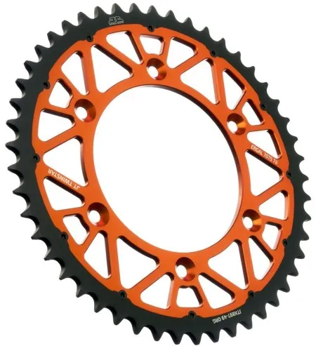 JT Sprockets Twinstar Steel/Aluminum Hybrid Sprocket (JTX897.49ORG)