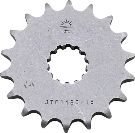 JT Sprockets JTF1180.18 Front Replacement Sprocket 18 Teeth 530 Pitch Natural Steel (JTF1180.18)
