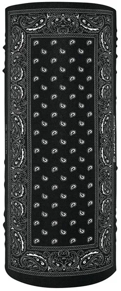 Zan Headgear Motley Tube Black Paisley (T101)