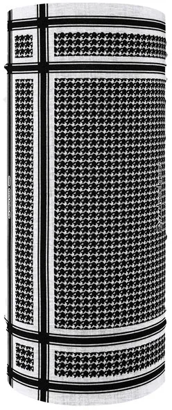 Zan Headgear Motley Tube Houndstooth Black & White (T235BW)