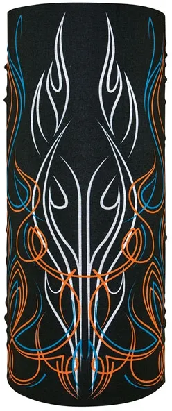 Zan Headgear Motley Tube Pinstripe Flame (T426)